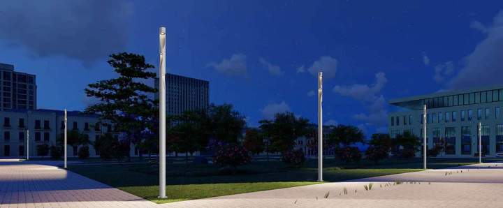 Un éclairage tendance avec nos colonnes lumineuses design